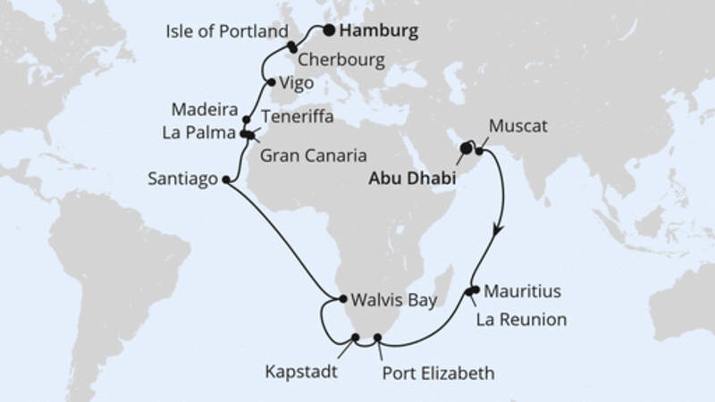 Weltenbummler Mauritius & Südafrika ab Abu Dhabi Weltenbummler Mauritius & Südafrika ab Abu Dhabi