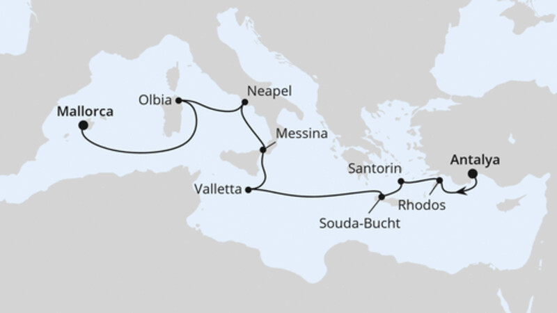 Griechenland, Malta & Italien ab Antalya Griechenland, Malta & Italien ab Antalya