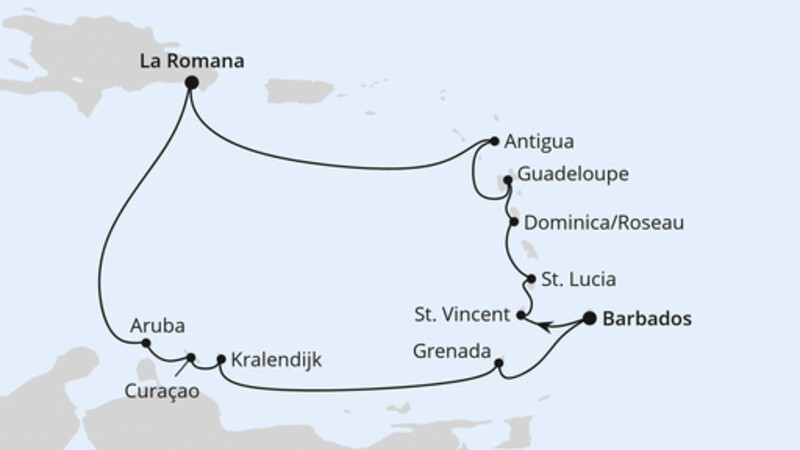 Karibische Insel-Rundreise ab Barbados Karibische Insel-Rundreise ab Barbados