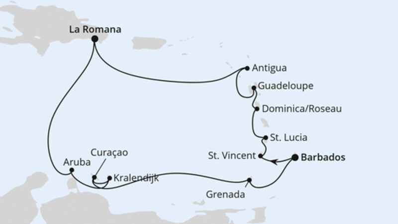 Karibische Insel-Rundreise ab Barbados Karibische Insel-Rundreise ab Barbados