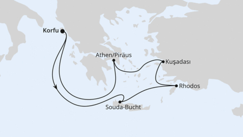 Griechenland ab Korfu 1 Griechenland ab Korfu 1