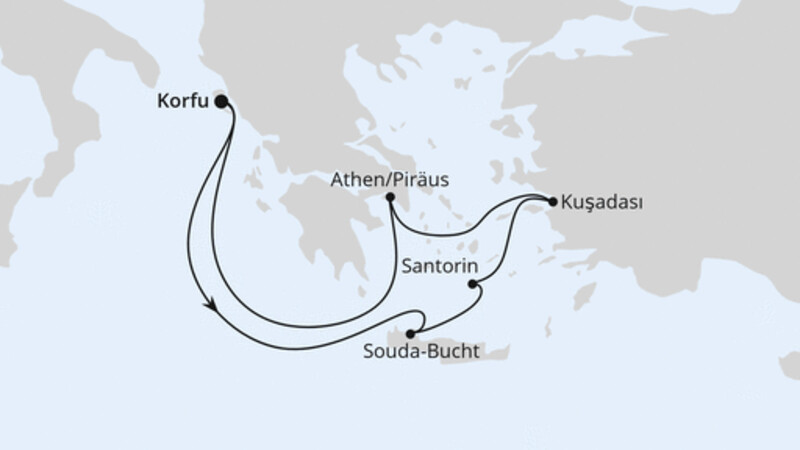 Griechenland ab Korfu 1 Griechenland ab Korfu 1