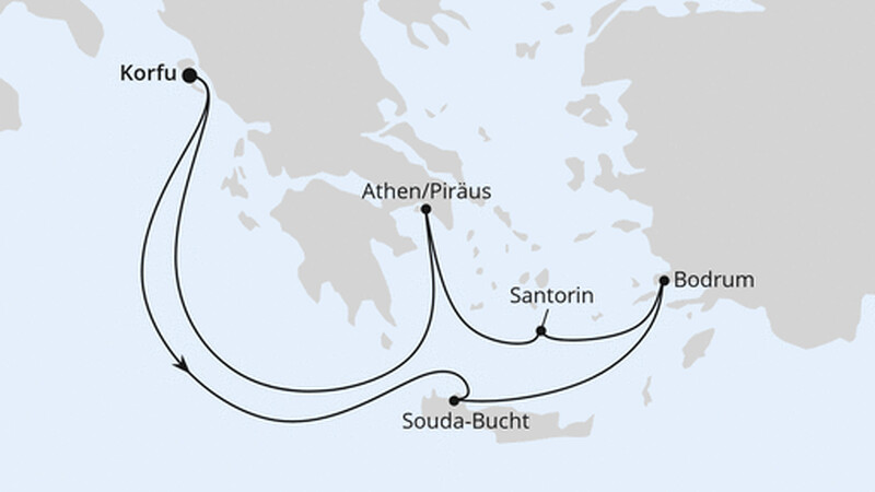 Griechenland ab Korfu 1 Griechenland ab Korfu 1