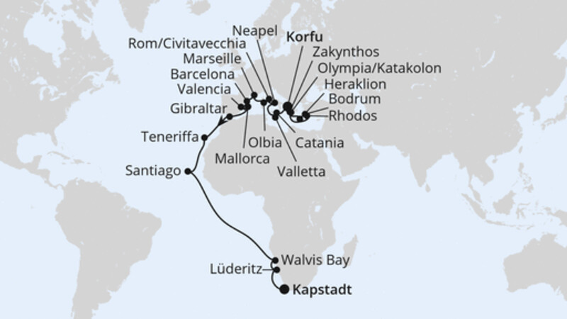 Weltenbummler von Korfu nach Kapstadt Weltenbummler von Korfu nach Kapstadt