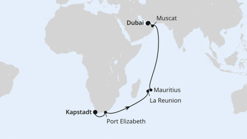 Von Kapstadt über Mauritius nach Dubai 1 Von Kapstadt über Mauritius nach Dubai 1