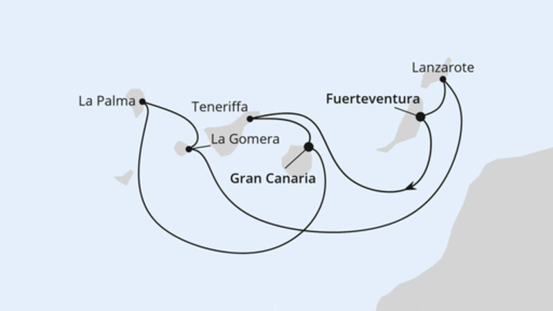 Kanarische Inselwelt ab Fuerteventura Kanarische Inselwelt ab Fuerteventura