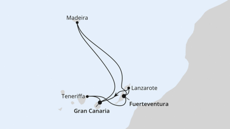 Feelgood Cruise Kanarische Inselwelt & Madeira Feelgood Cruise Kanarische Inselwelt & Madeira