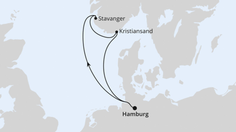 Kurzreise nach Norwegen ab Hamburg