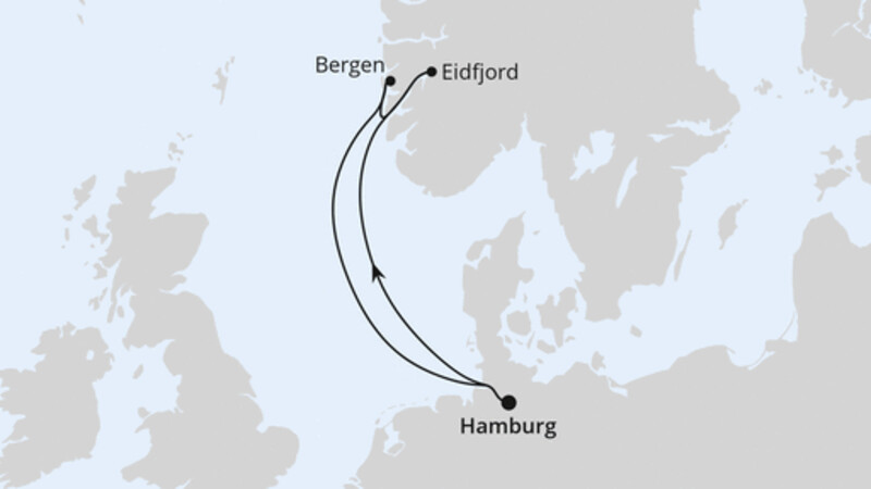 Kurzreise nach Norwegen ab Hamburg Kurzreise nach Norwegen ab Hamburg