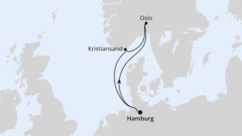 Kurzreise nach Norwegen ab Hamburg Kurzreise nach Norwegen ab Hamburg