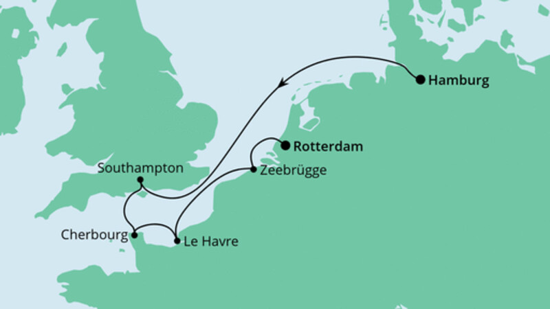 Metropolen von Hamburg nach Rotterdam