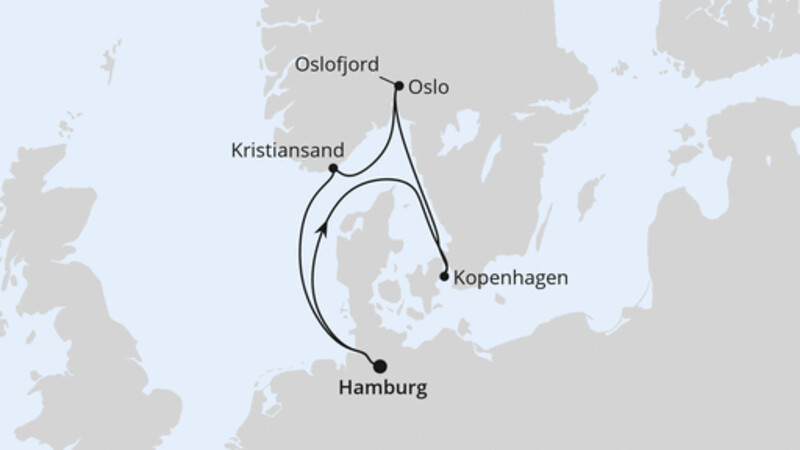 Norwegen & Dänemark ab Hamburg