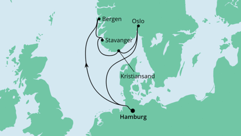 Weihnachtsreise nach Norwegen ab Hamburg