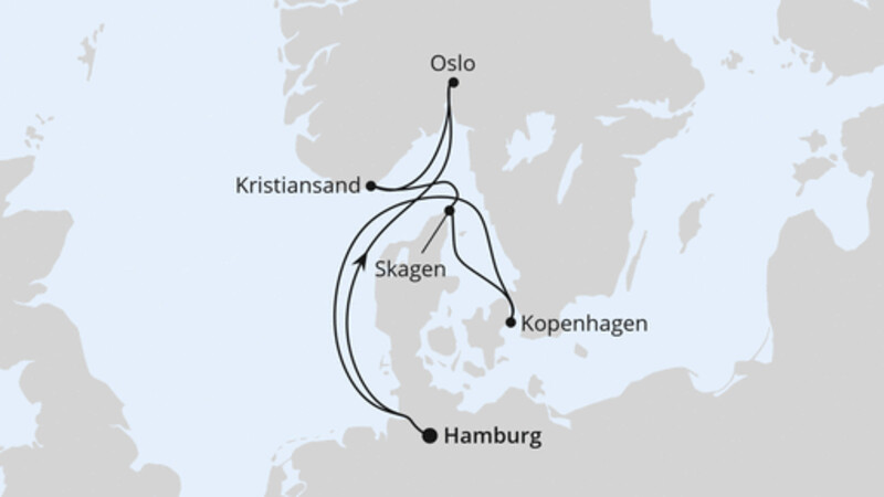 Skandinavische Highlights ab Hamburg Skandinavische Highlights ab Hamburg