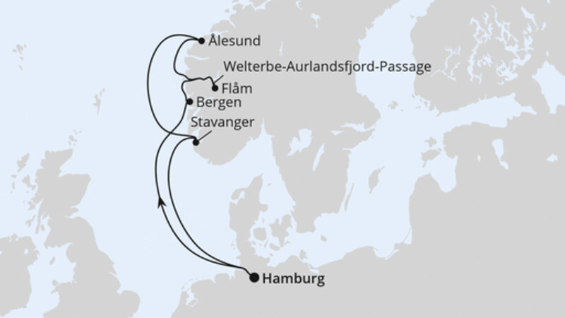 Norwegens Welterbe ab Hamburg Norwegens Welterbe ab Hamburg
