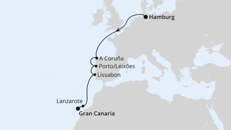 Von Hamburg nach Gran Canaria