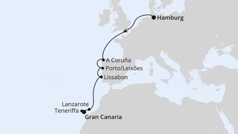 Von Hamburg nach Gran Canaria