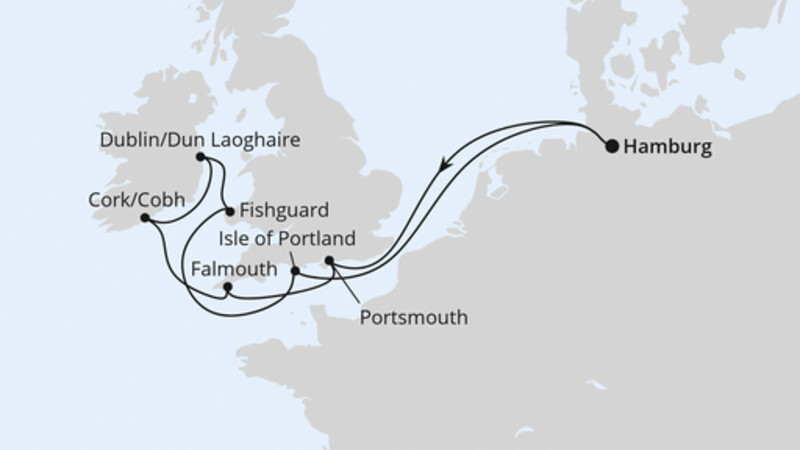 Großbritannien & Irland ab Hamburg 1 Großbritannien & Irland ab Hamburg 1