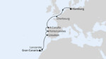 Von Hamburg über Portugal nach Gran Canaria Von Hamburg über Portugal nach Gran Canaria