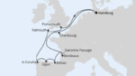 Ärmelkanal & Golf von Biskaya ab Hamburg Ärmelkanal & Golf von Biskaya ab Hamburg