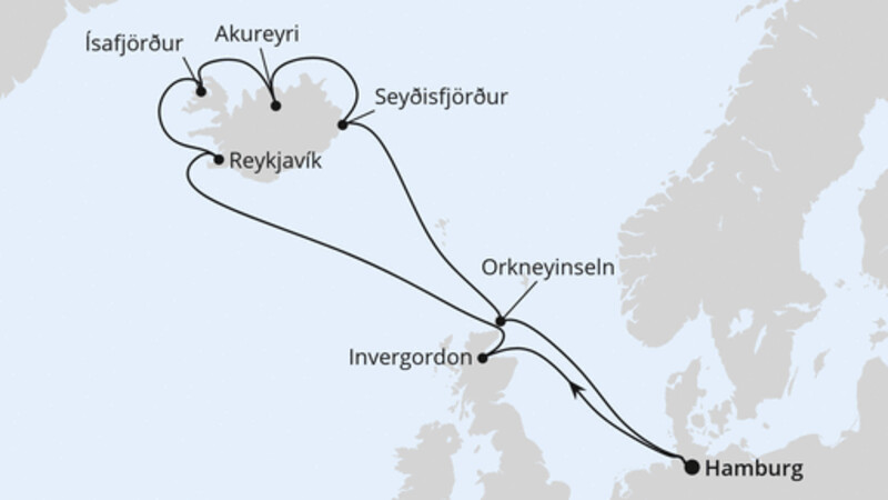 Island-Rundreise ab Hamburg Island-Rundreise ab Hamburg