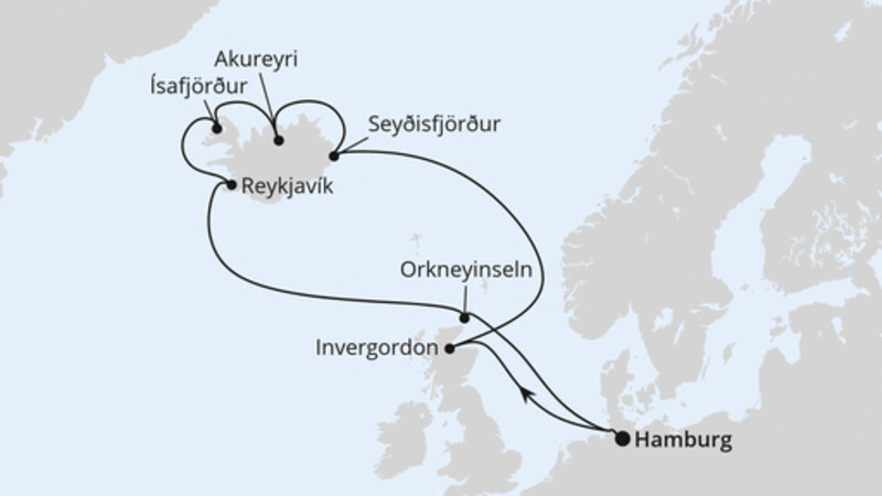 Island-Rundreise ab Hamburg Island-Rundreise ab Hamburg