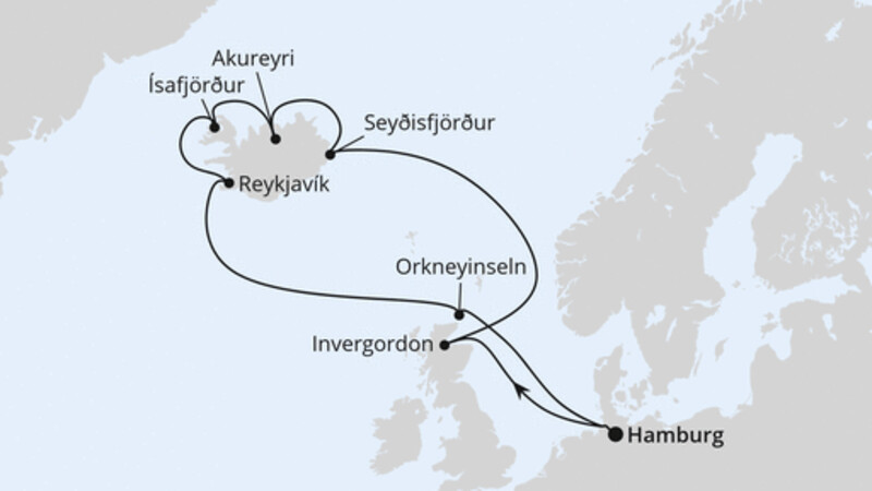 Island-Rundreise ab Hamburg Island-Rundreise ab Hamburg
