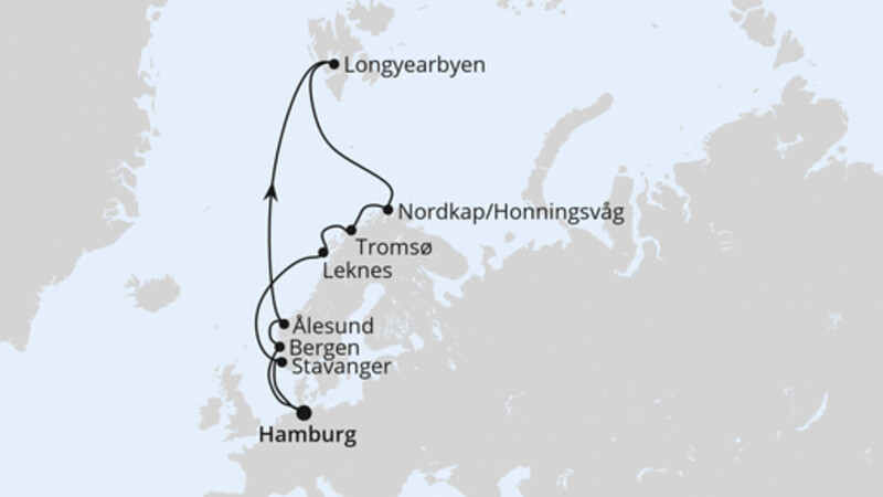 Norwegen mit Spitzbergen & Lofoten