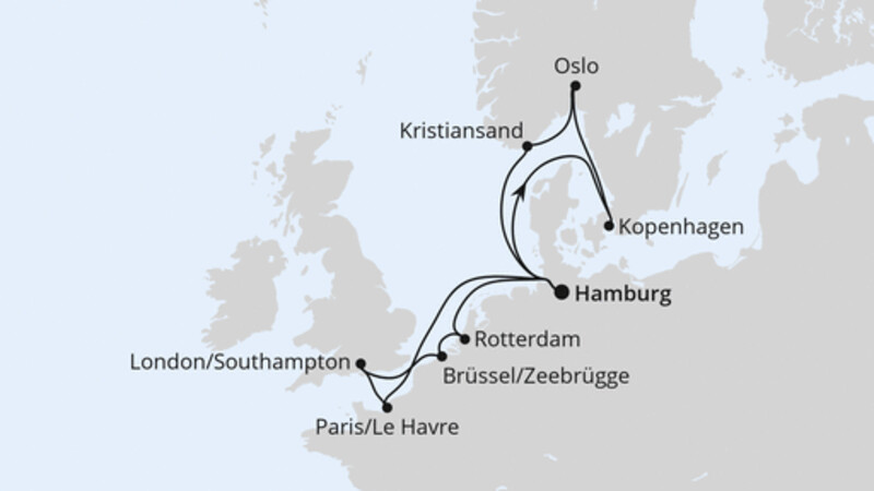 Metropolen & Skandinavien ab Hamburg Metropolen & Skandinavien ab Hamburg