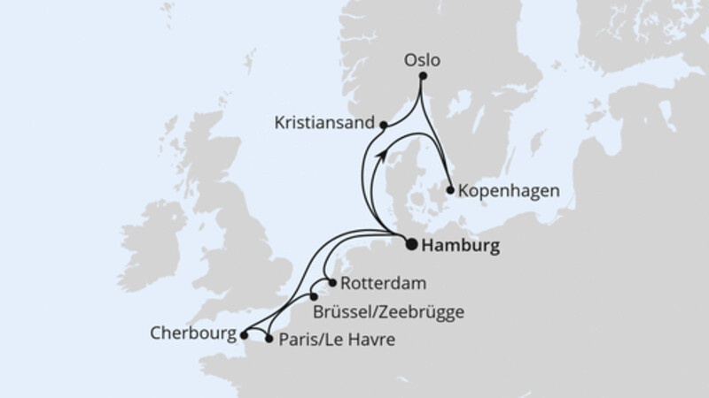 Metropolen & Skandinavien ab Hamburg Metropolen & Skandinavien ab Hamburg
