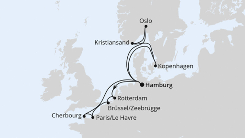 Metropolen & Skandinavien ab Hamburg Metropolen & Skandinavien ab Hamburg