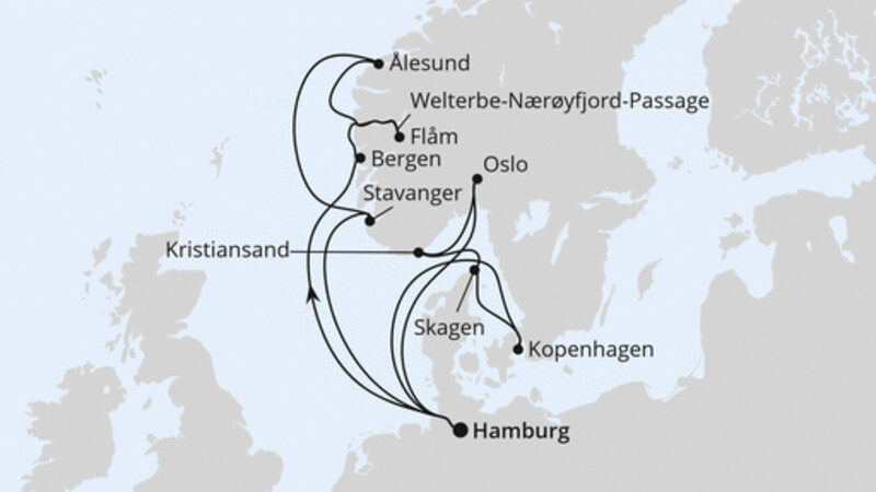 Große Skandinavien-Reise ab Hamburg 1 Große Skandinavien-Reise ab Hamburg 1