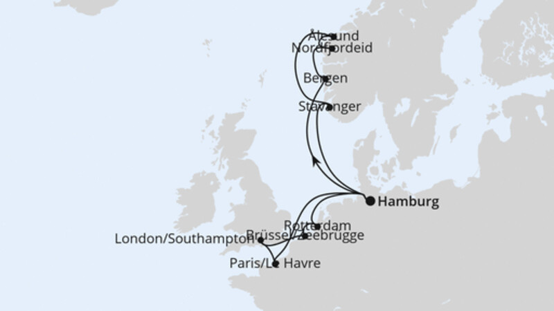 Metropolen & Norwegen ab Hamburg Metropolen & Norwegen ab Hamburg