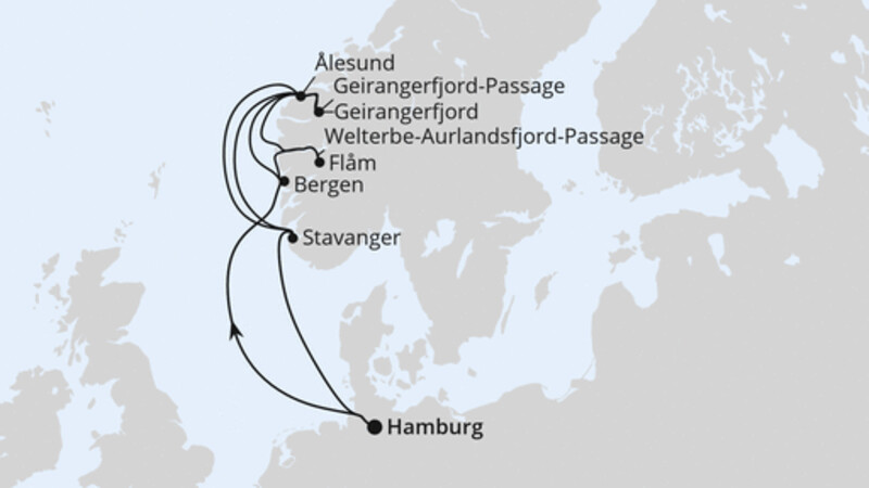 Große Norwegen-Welterbe-Reise ab Hamburg Große Norwegen-Welterbe-Reise ab Hamburg