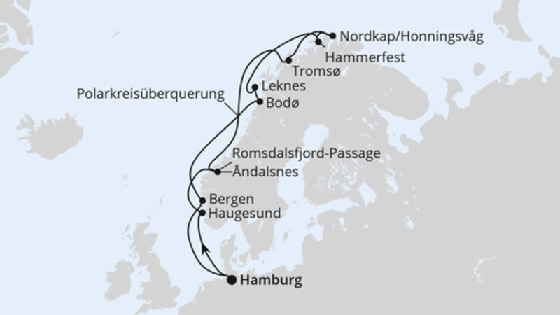 Norwegen mit Lofoten & Nordkap ab Hamburg Norwegen mit Lofoten & Nordkap ab Hamburg