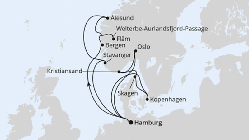 Große Skandinavien-Reise ab Hamburg 1 Große Skandinavien-Reise ab Hamburg 1