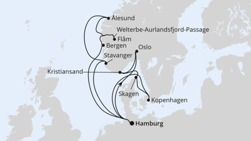 Große Skandinavien-Reise ab Hamburg 2 Große Skandinavien-Reise ab Hamburg 2