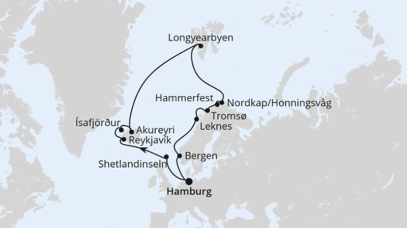 Highlights am Polarkreis ab Hamburg Highlights am Polarkreis ab Hamburg