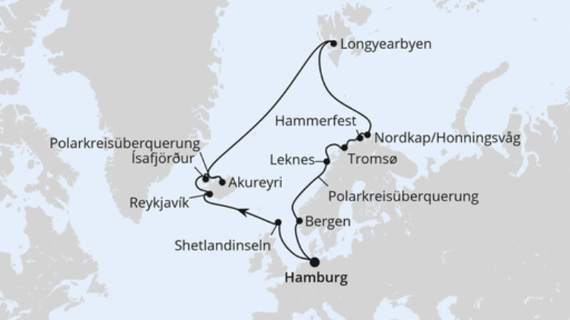 Highlights am Polarkreis ab Hamburg Highlights am Polarkreis ab Hamburg