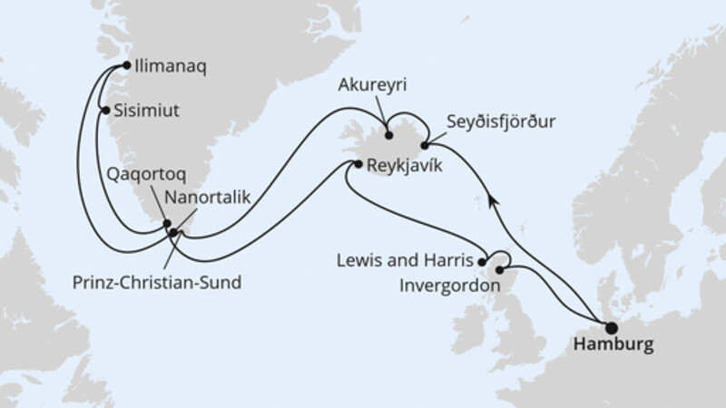 Island & Grönland ab Hamburg Island & Grönland ab Hamburg
