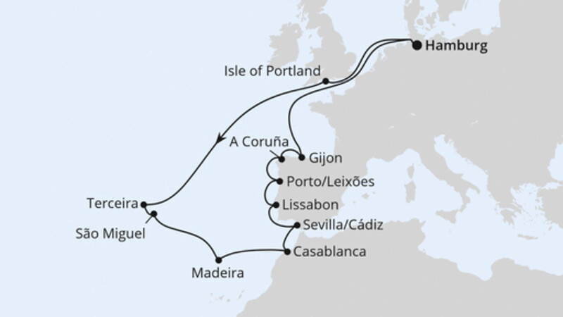 Große Winterpause Azoren & Marokko Große Winterpause Azoren & Marokko