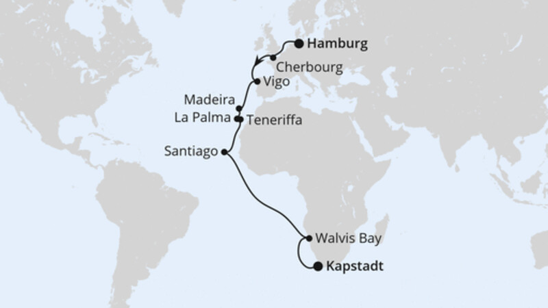Von Hamburg über Namibia nach Kapstadt Von Hamburg über Namibia nach Kapstadt