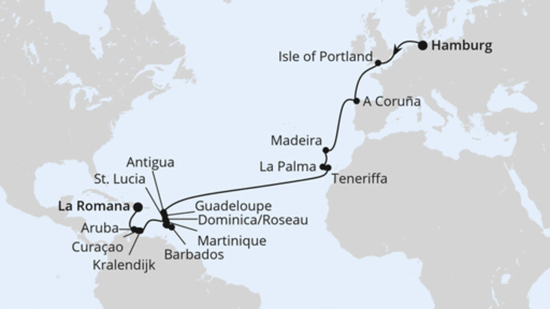 Von Hamburg in die Dominikanische Republik Von Hamburg in die Dominikanische Republik