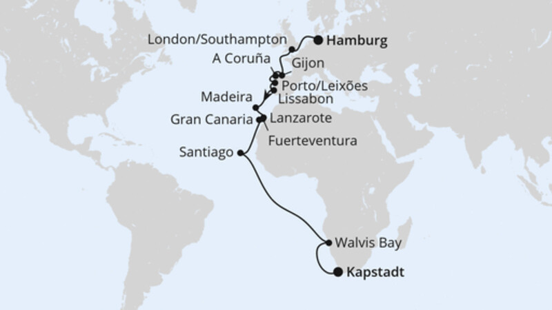 Von Hamburg über die Kanaren nach Kapstadt 2 Von Hamburg über die Kanaren nach Kapstadt 2