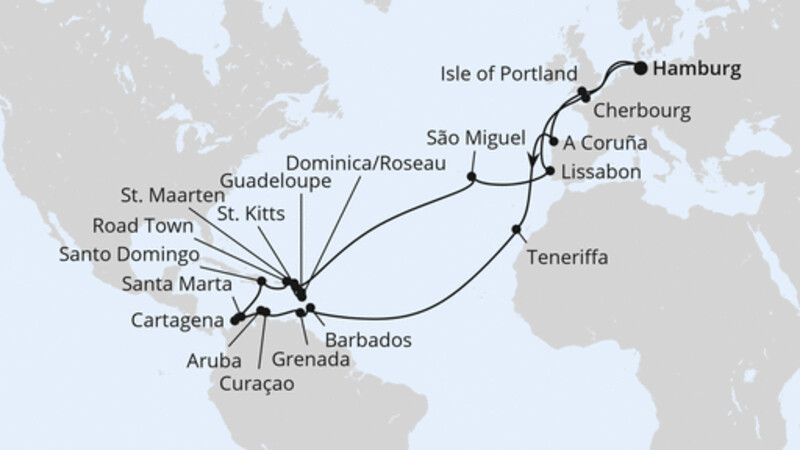Große Winterpause Karibik mit Kolumbien Große Winterpause Karibik mit Kolumbien