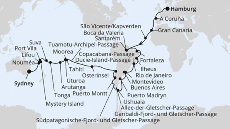 Von Hamburg nach Sydney Von Hamburg nach Sydney