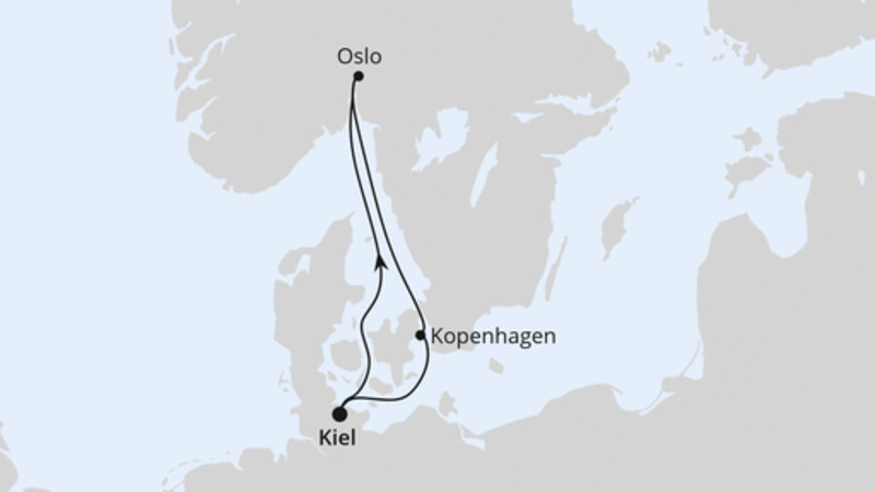 Kurzreise nach Oslo und Kopenhagen