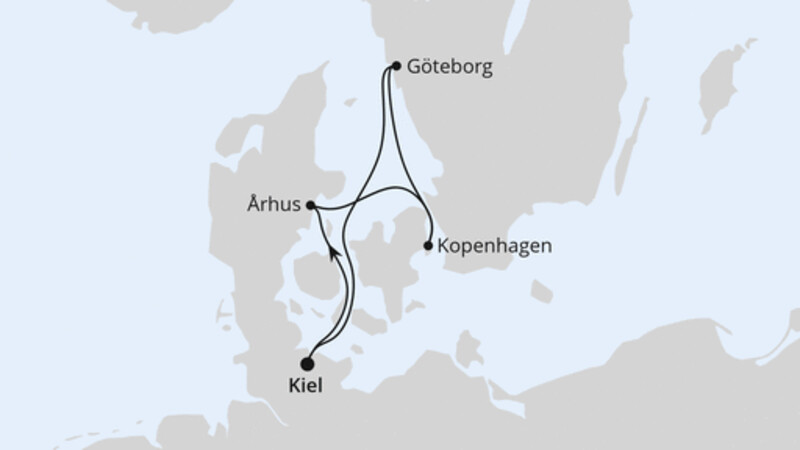 Kurzreise nach Schweden & Dänemark