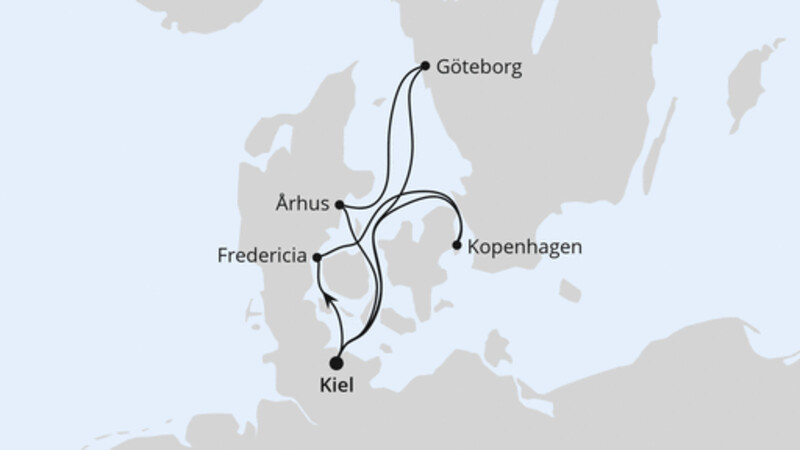 Dänemark ab Kiel Dänemark ab Kiel