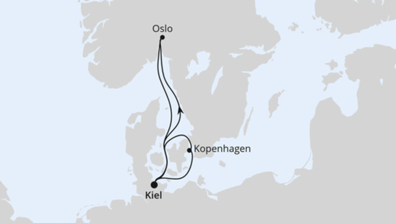 Norwegen & Dänemark ab Kiel